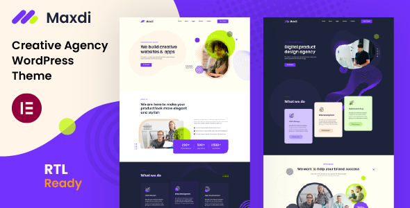 Maxdi - Creative Agency WordPress Theme icon