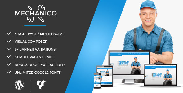 Mechanico - Car Mechanic Shop WordPress Theme icon