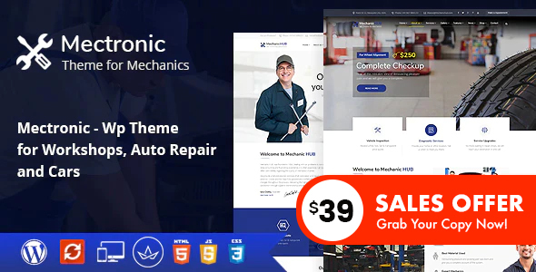 Mectronic - WordPress Theme for Car Repair Center icon
