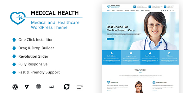MedicalHealth - Doctor & Healthcare Clinic WordPress Theme icon