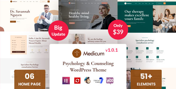 Medicum – Psychology & Counseling WordPress Theme icon