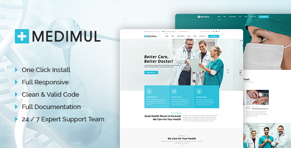 Medimul - Multi-Purpose Medical Health WordPress Theme icon