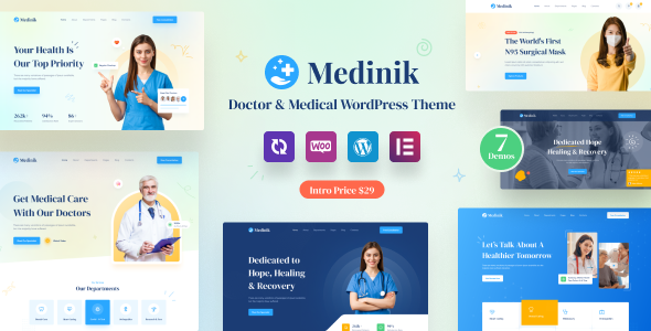 Medinik - Doctor & Medical WordPress Theme icon