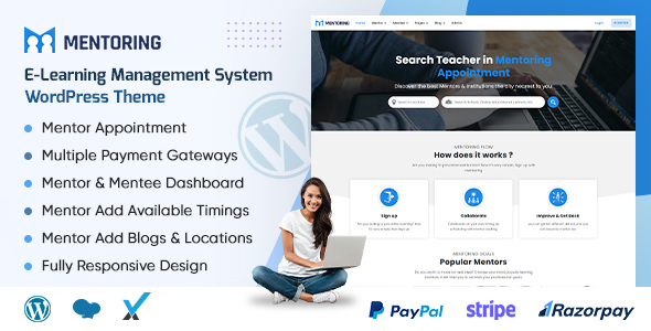 Mentoring - elearning, Learning Management System & Education WordPress Theme icon