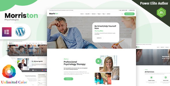 Morriston - Psychologist & Counseling WordPress Theme icon