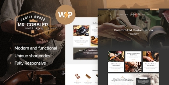 Mr. Cobbler | Custom Shoemaking & Footwear Repairs WordPress Theme icon