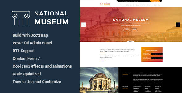 Museum - Responsive WordPress Theme icon