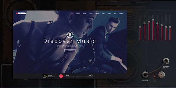 Muziq - Music Band & Musician WordPress Theme icon