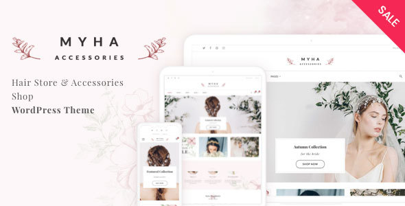 Myha - Accessories & Hair Shop WordPress theme icon