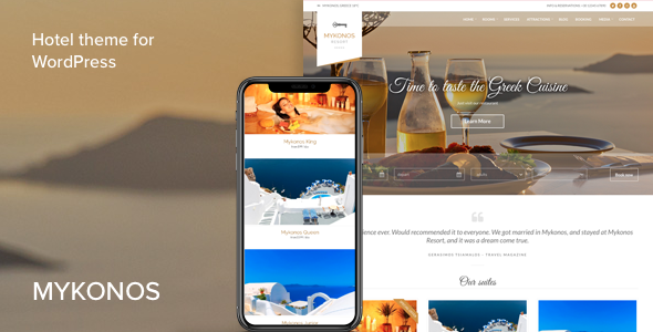 Mykonos Resort - Hotel Theme For WordPress icon