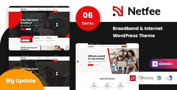 Netfee - Broadband and Internet WordPress Theme icon
