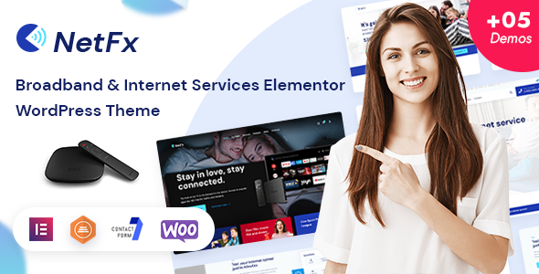 Netfx - Internet Service WordPress Theme icon