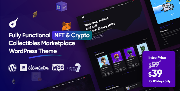 Netstorm - NFT & Crypto WordPress Theme icon