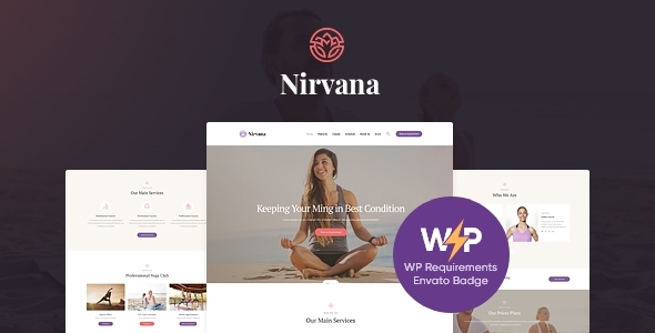 Nirvana | Yoga Studio and Fitness Club WordPress Theme icon