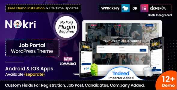 Nokri - Job Board WordPress Theme icon