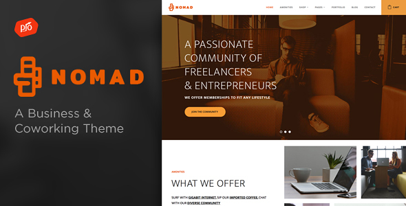Nomad - Business & Coworking Space Theme icon
