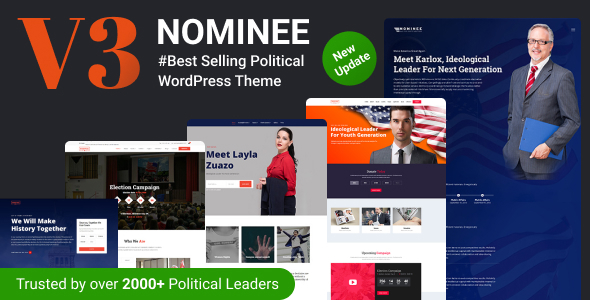 Nominee - Political WordPress Theme for Candidate/Political Leader icon