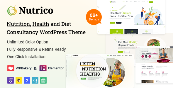Nutrico - Nutrition Health Services WordPress Theme icon