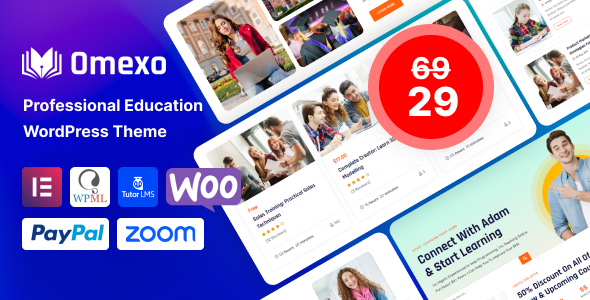 Omexo - Education & Online Courses WordPress Theme icon