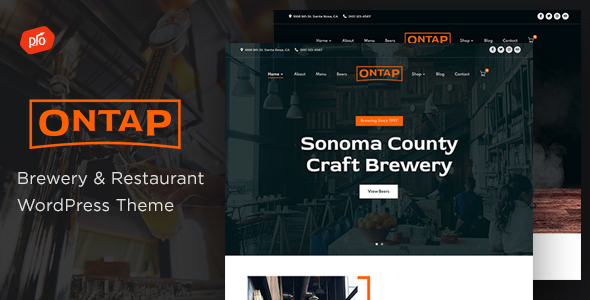 Ontap - Brewery & Restaurant Theme icon