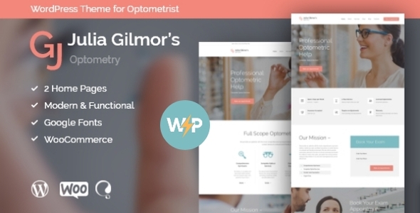 Optometry, Optician & Optics Store Medical WordPress Theme icon