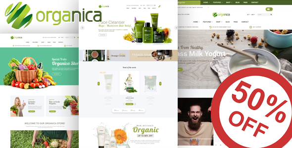 Organica - Organic, Beauty, Natural Cosmetics, Food, Farn and Eco WordPress Theme icon