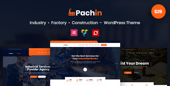 Pachin - Industry & Factory WordPress Theme icon