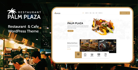 Palmplaza - Restaurant & Cafe WordPress Theme icon