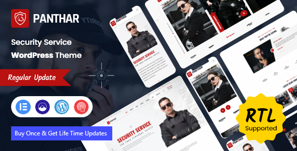 Panthar - Private Security & CCTV Service WordPress Theme + RTL icon