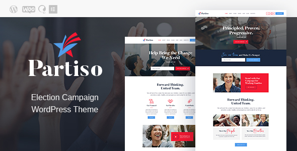 Partiso | Political WordPress Theme for Party & Candidate icon
