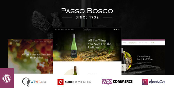 Passo Bosco - Wine & Vineyard WordPress Theme icon