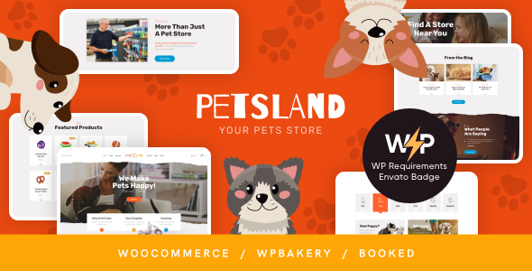 Pets Land | Domestic Animals Shop & Veterinary WordPress Theme icon