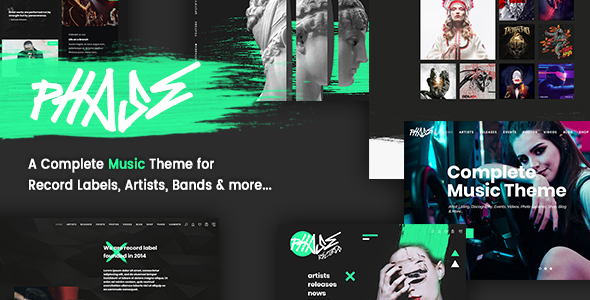 Phase - A Complete Music WordPress Theme for Record Labels and Artists icon