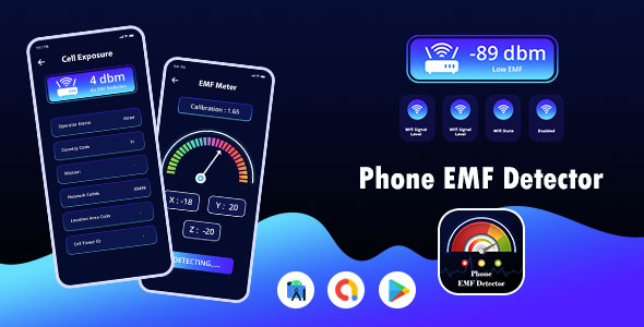 Phone EMF Detector - Ultimate - ElectroSmart - EMF Meter - Radiation Detector - Android Application icon