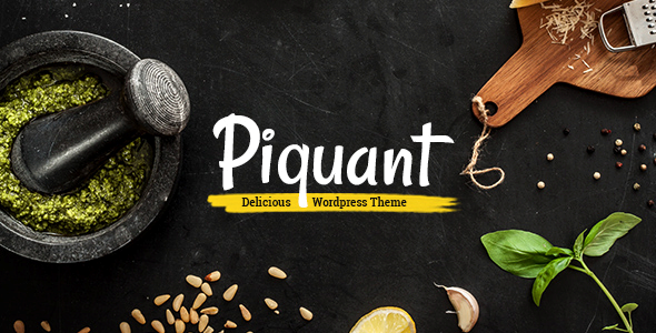 Piquant - Restaurant, Bar & Café Theme icon