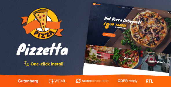 Pizzetta - Pizza, Cafe and Restaurant WordPress Theme icon