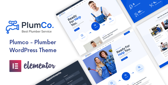 Plumco - Plumber WordPress Theme icon
