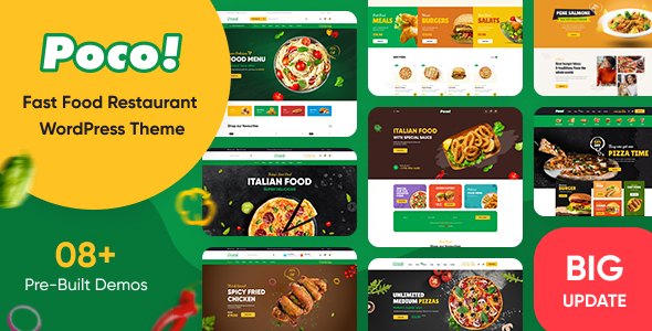 Poco - Fast Food Restaurant WordPress Theme icon