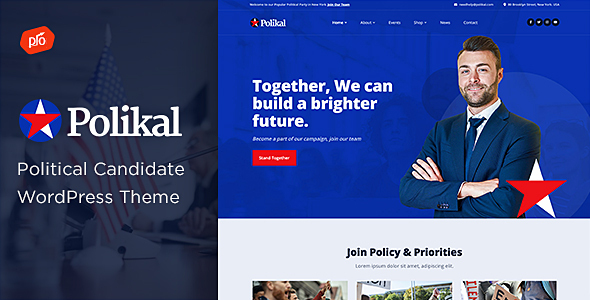 Polikal - Political Candidate & Party Theme icon