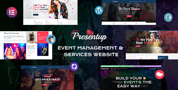 Presentup - Event Planner & Celebrations Management WordPress Theme icon