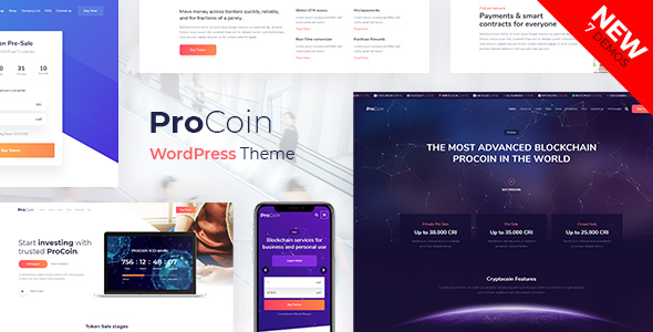 ProCoin - ICO & Cryptocurrency WordPress Theme icon