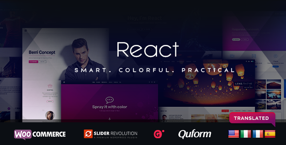 React - Responsive Multi-Purpose WordPress Framework icon