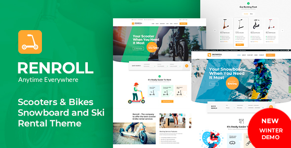 Renroll - Scooter & Bike Rentals Theme icon