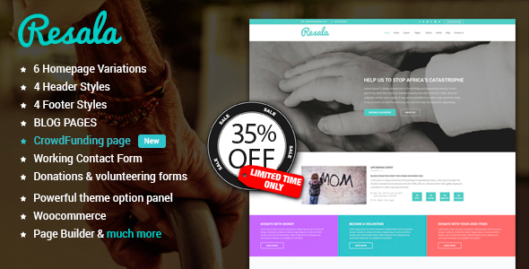 Resala WordPress theme icon