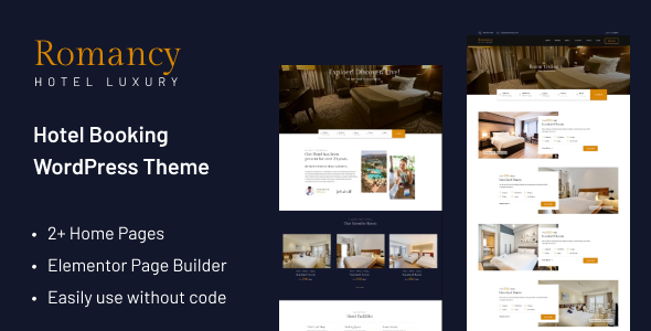 Romancy - Hotel Booking WordPress Theme icon