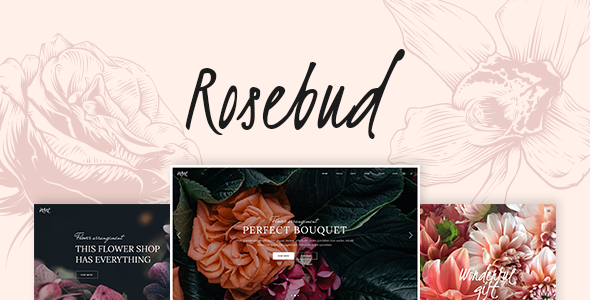 Rosebud - Flower Shop and Florist WordPress Theme icon