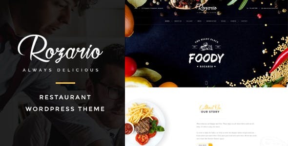 Rozario - Restaurant & Food WordPress Theme icon