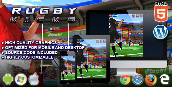 Rugby Kicks - HTML5 Sport Game icon