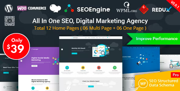 SEO Engine - Digital Marketing Agency WordPress Theme icon