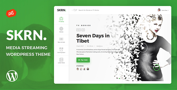 SKRN - Media Streaming App WordPress Theme icon